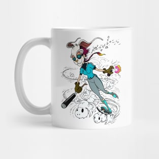 SKATING BLOODY RABBIT 03 Mug